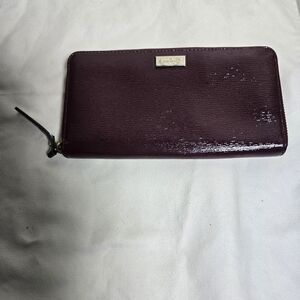 Kate Spade Shiny Plum Wallet